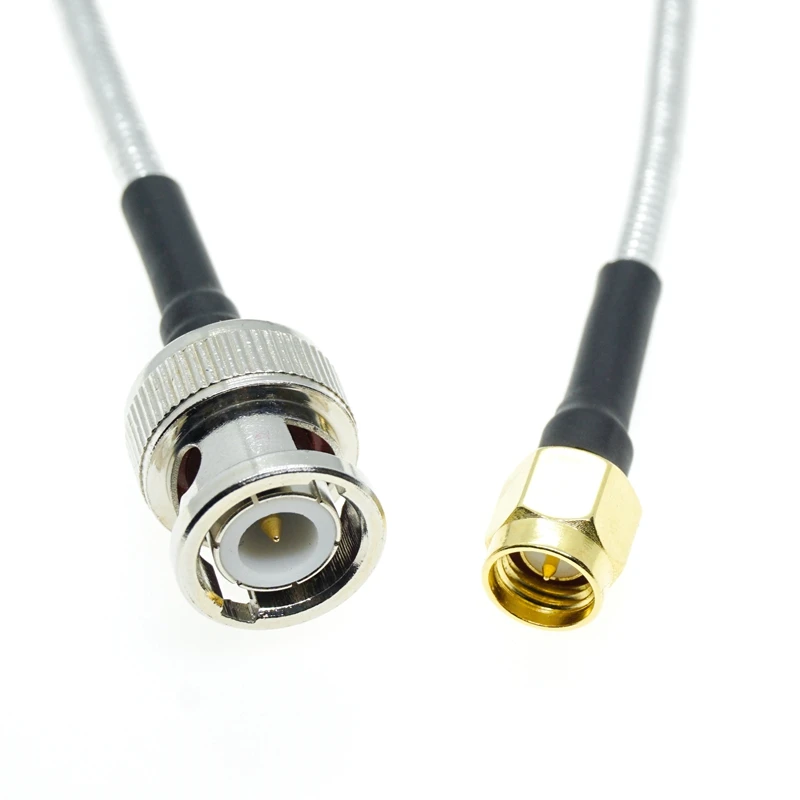 Lote de conectores BNC macho a SMA macho rg402.141 ", cable Coaxial rígido semiflexible - imagen 2