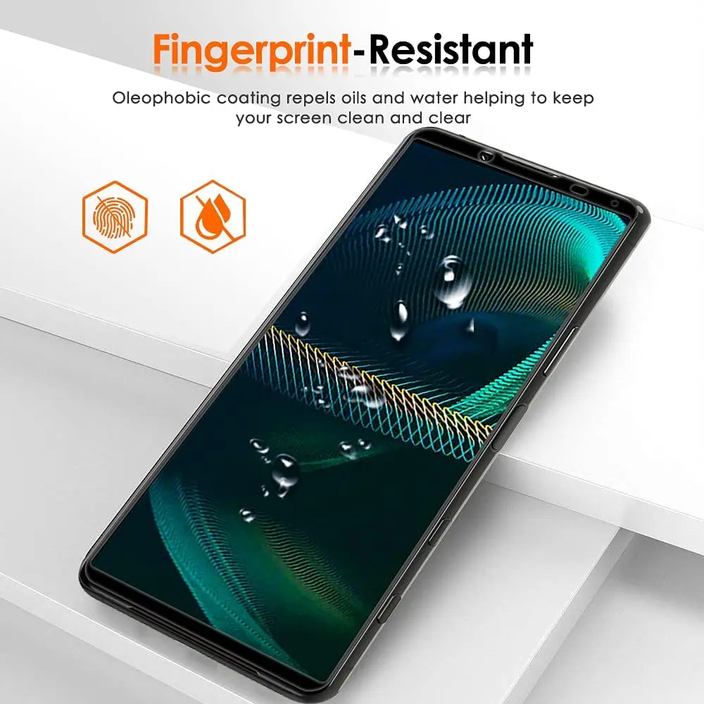 Vidrio Templado 2.5D 9H para Sony Xperia 1 5 10 II iii Protector de pantalla con Protector de lente HD para Sony Xperia1 5 10 III IV VII - imagen 5