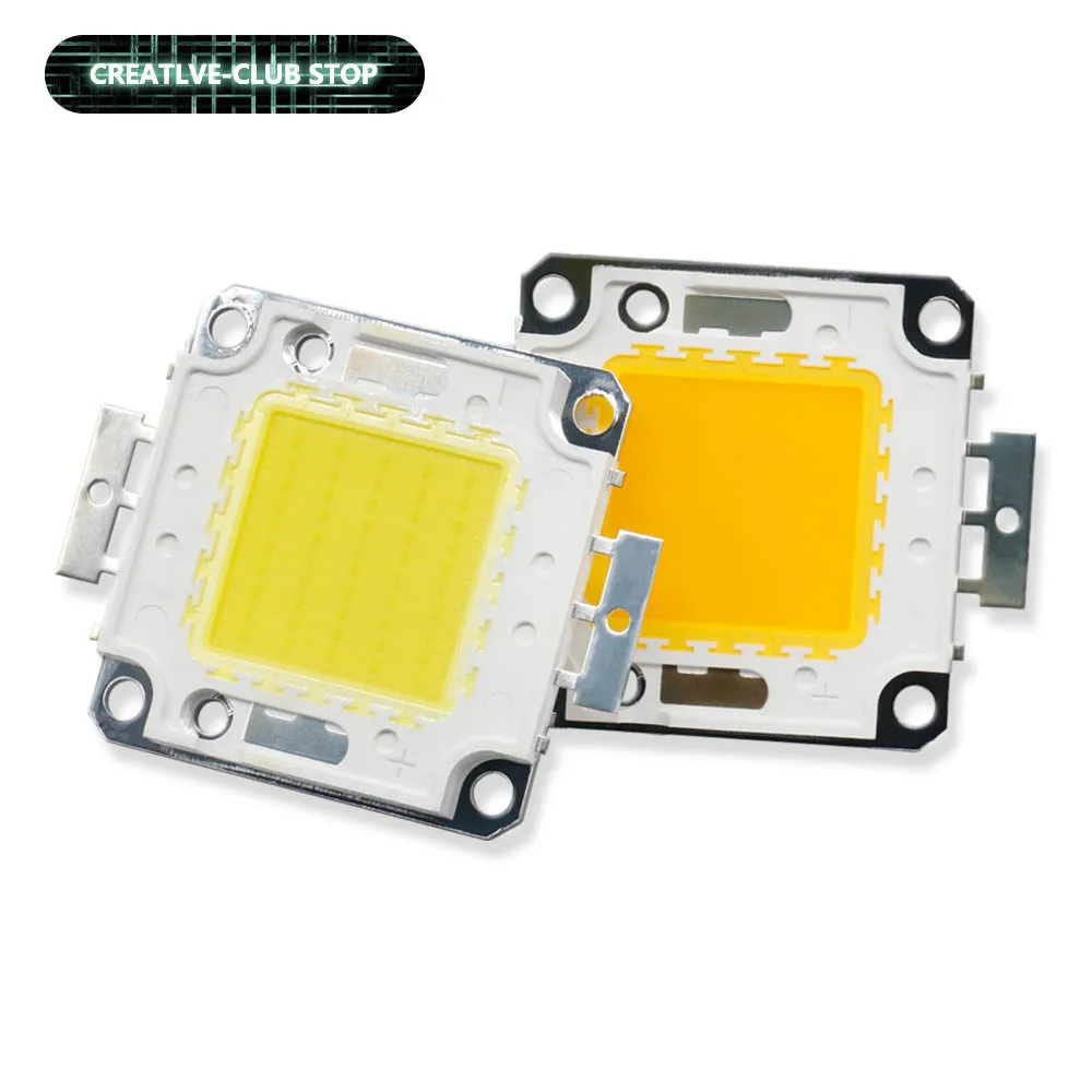 Módulo COB de 10W, 20W, 30W, 50W, DC30-36V, diodo de Chip de cuentas LED, bombilla para foco de enfoque al aire libre, cuentas de luz integradas para jardín DIY