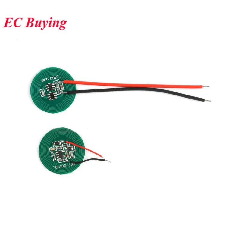 Pequeño módulo de fuente de alimentación de carga inalámbrica de 20mm, transmisor, receptor, cargador, Terminal de bobina, circuito PCB para bricolaje electrónico - imagen 3