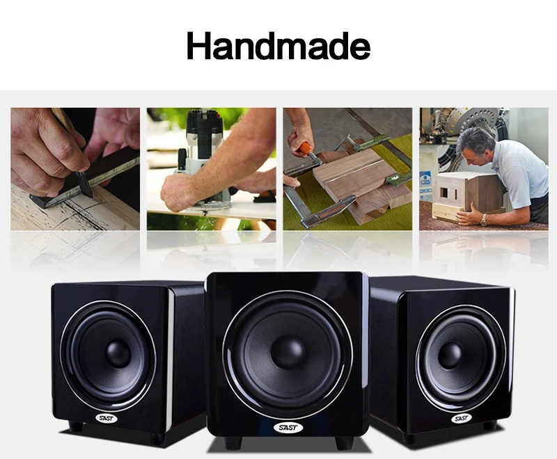 8-10 pulgadas 50-150W SA-800 altavoz pasivo de madera Subwoofer Audio altavoz doméstico teatro graves pesados amplificador de alta potencia Subwoofer - imagen 2