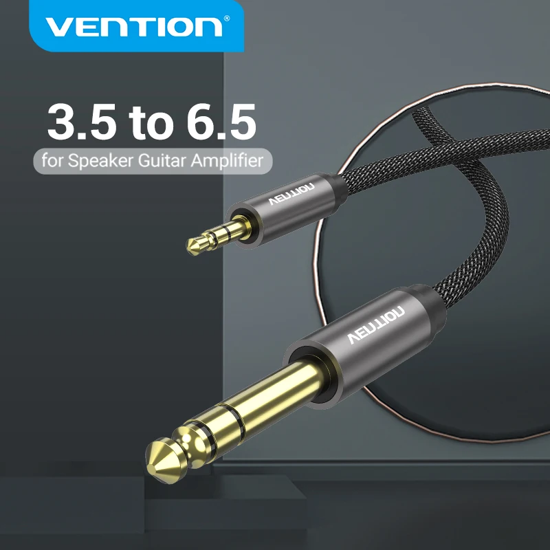 Vention Adaptador de Audio 6,5 mm a 3,5 mm TRS para altavoces