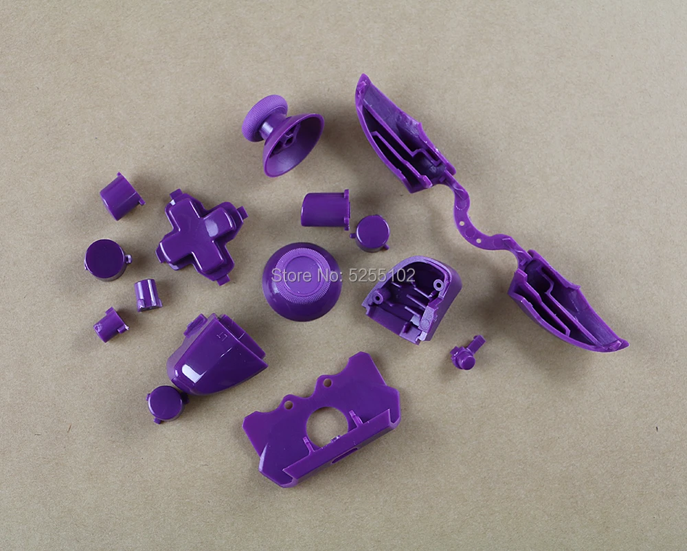 1 Juego de botones de gatillo de parachoques de alta calidad, juego completo de repuesto, botones d-pad LB RB LT RT para controlador Xbox One Elite - imagen 4