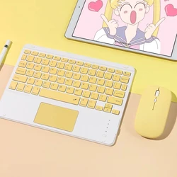 Teclado Inalámbrico Bluetooth con Touchpad para Tablet iPad