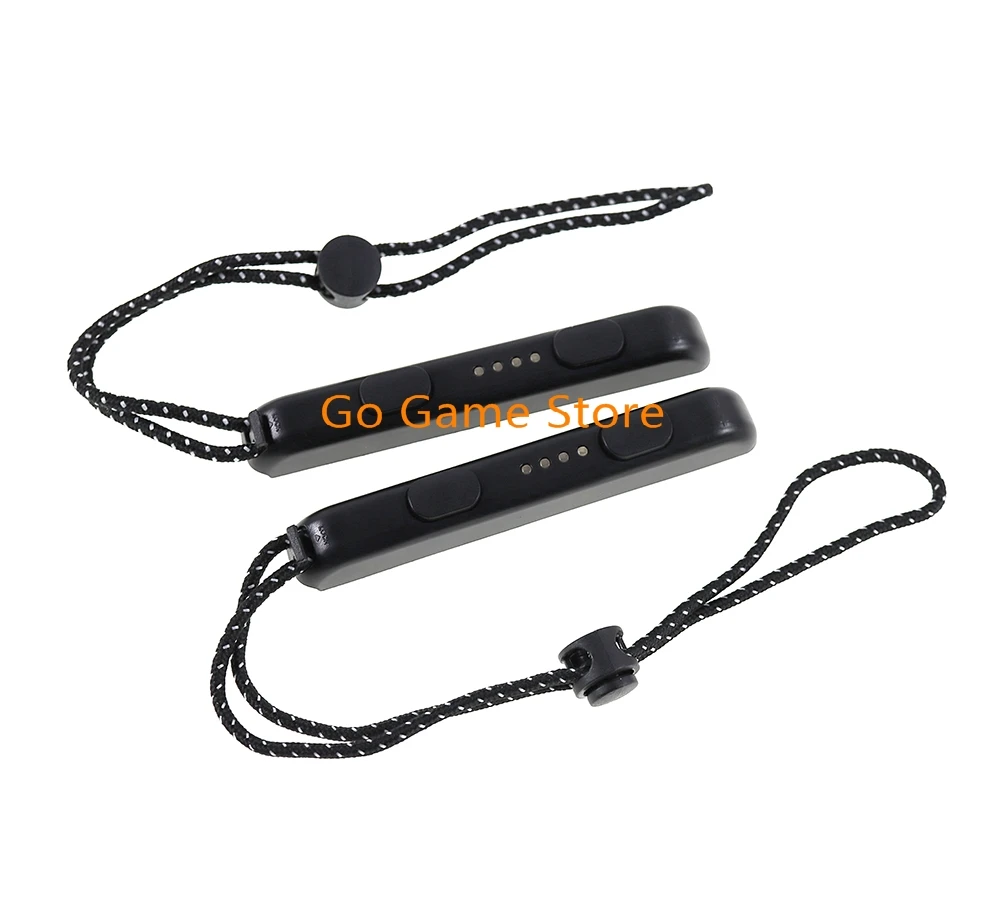 2 uds para Switch Joycon tiras de mano ajustables envoltura para Nintendo Switch OLED correa de muñeca negra cuerda - imagen 2