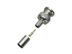 Conector BNC Macho Crimpar para Cable RG-8X LMR240 Coaxial 50Ω