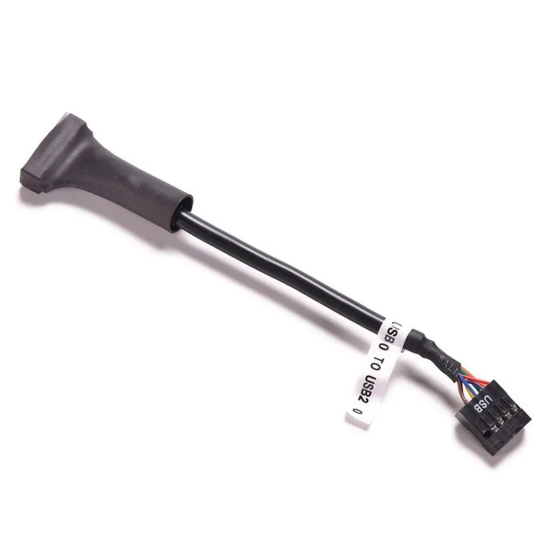 USB 2,0 9 pines a placa madre USB 3,0 20 pines Cable de alta velocidad de datos 480Mbps calidad Venta caliente Cables Accesorios - imagen 3