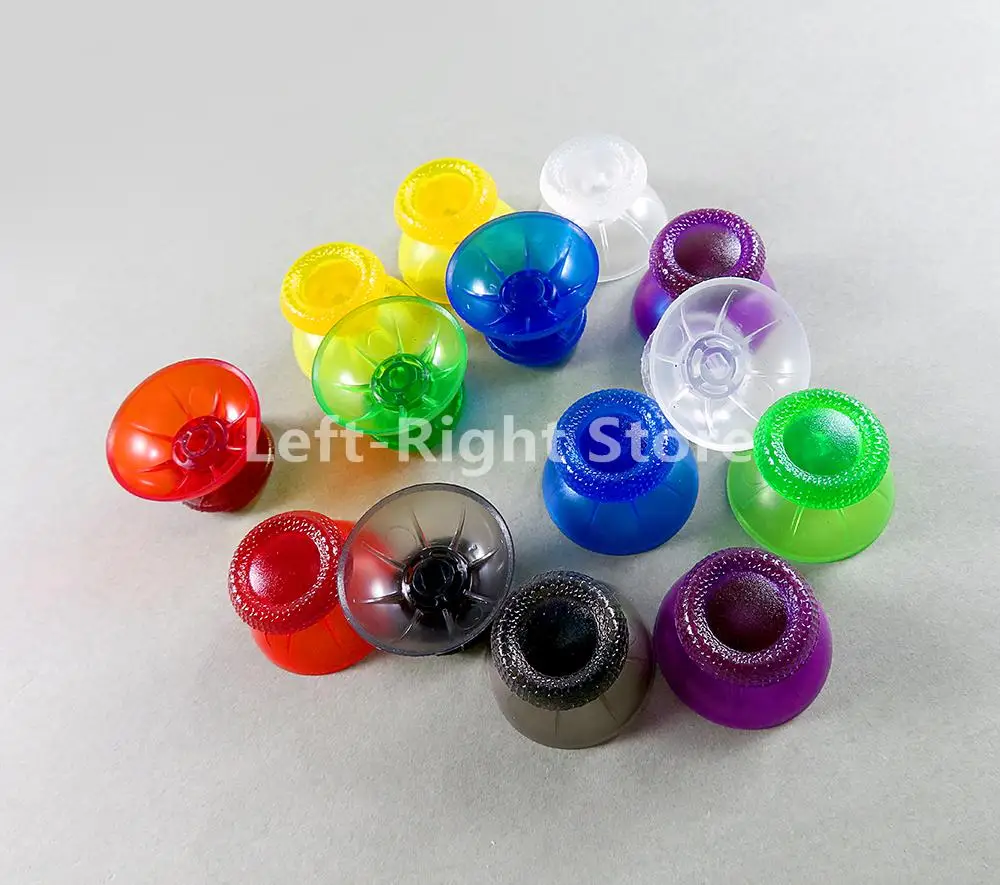 2 uds para Sony PlayStation PS5 controlador tapas transparentes cubierta analógica palos de pulgar 3D Joystick Thumbstick tapa de seta - imagen 2