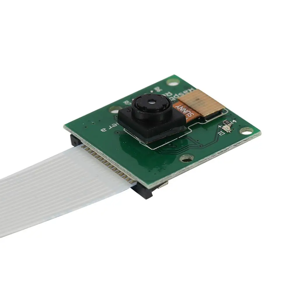 Cámara de 5MP, módulo de cámara web de 1080P + Cable de 15cm para Raspberry Pi 3 Modelo B +/3/2/5MP B +, soporte de píxeles altos 1080P - imagen 4