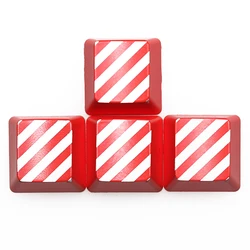 Teclas Mecánicas ABS Negro Rojo Personalizadas