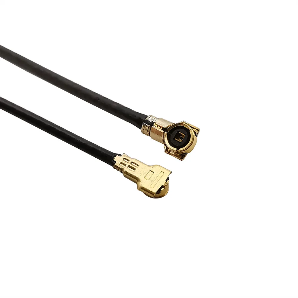 5 uds MHF4 U.fl 0,81mm RF Pigtail Cable de puente Coaxial soldadura OD 0,81 extensión para tarjeta WIFI IPX PCI enrutador inalámbrico - imagen 3