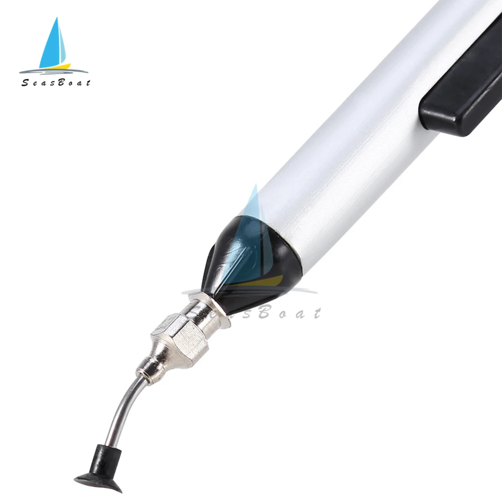 Pluma de succión al vacío IC SMD, bomba desoldadora, recolector de soldadura, Kit de reparación electrónica con 3 cabezales de succión - imagen 4