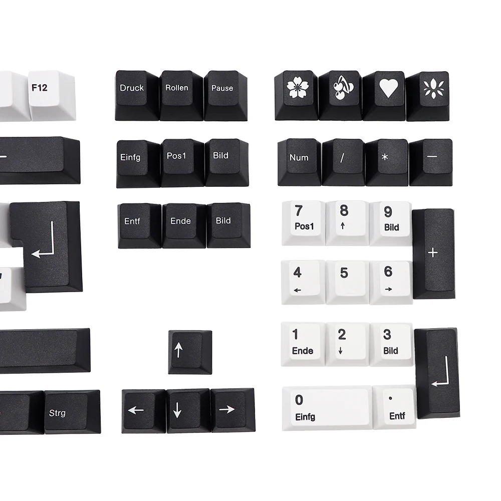 GMK-KEY Keycap FR ISO diseño PBT teclas para interruptores MX Teclado mecánico para jugar Cherry Profile Dye Subb DE tapa DE tecla - imagen 5
