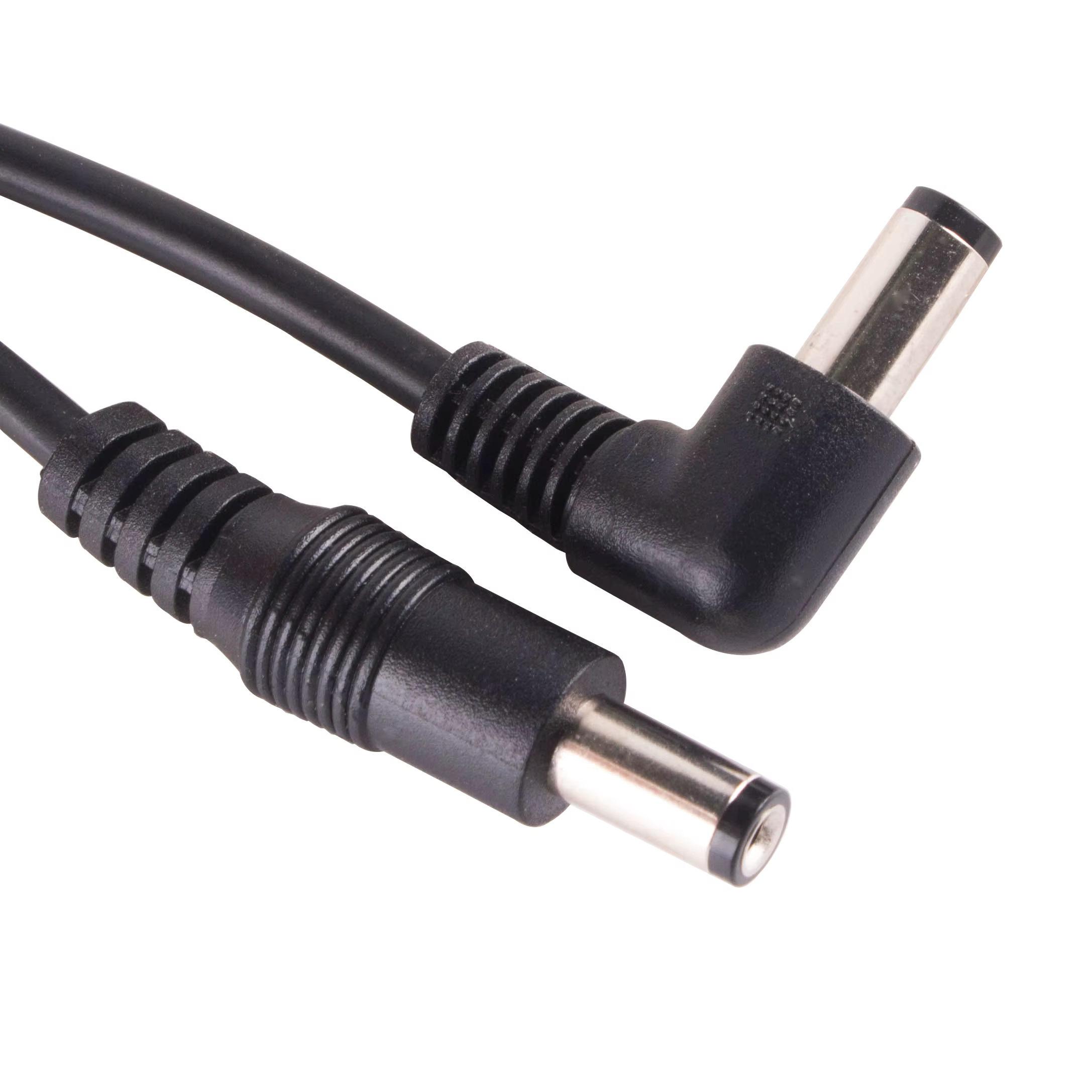 Adaptador de corriente DC 5,5/2,1 mm: angulo 90 a salida recta - imagen 2