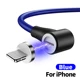 Blue iOS Cable