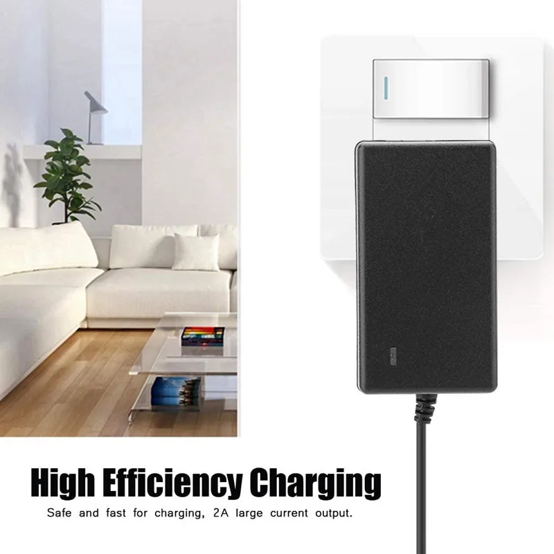 Cargador de batería de iones de litio 12,6 V 2A 2000mA AC 110V-240V 18650, cargador de pared para 3 Series, CC 5,5mm x 2,1mm - imagen 4