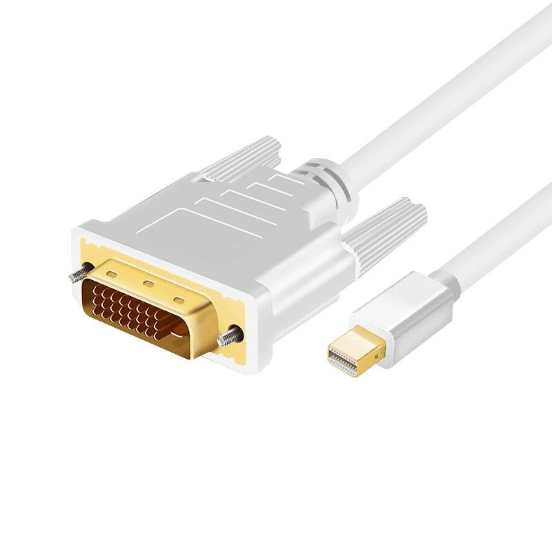 Cable Mini DP a DVI 1080p(1920 × 1080), a DVI Cable Mini DisplayPot, adaptador Thunderbolt a DVI para proyector de TV, Mini DP DVI - imagen 2