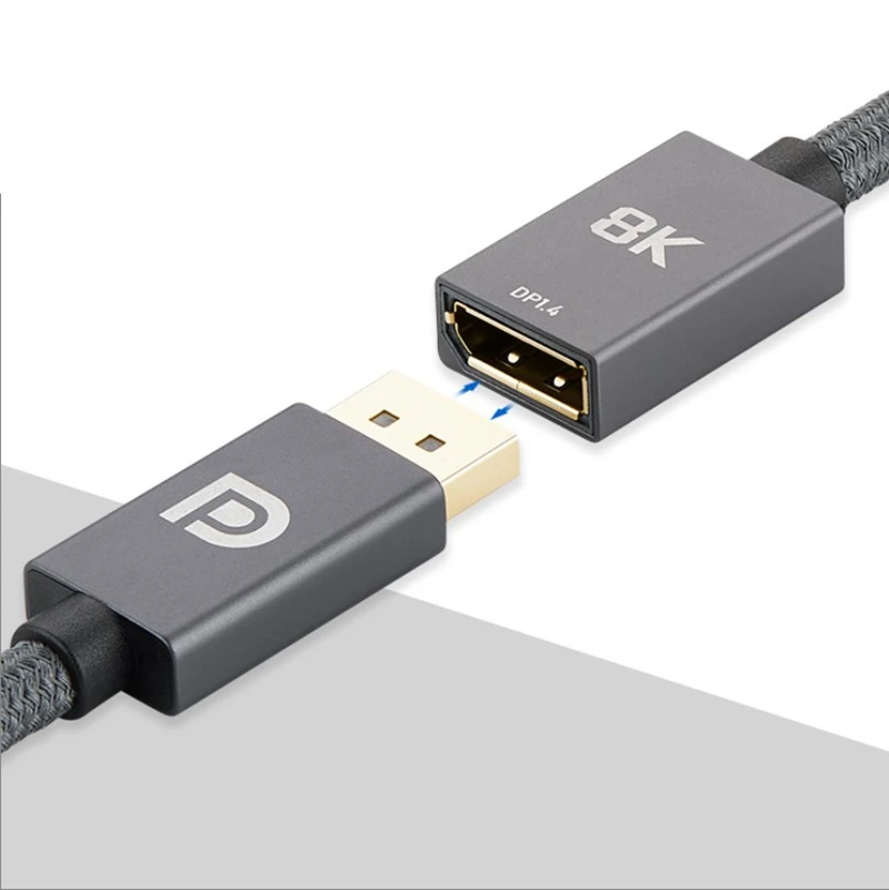 Conectores macho a hembra Displayport