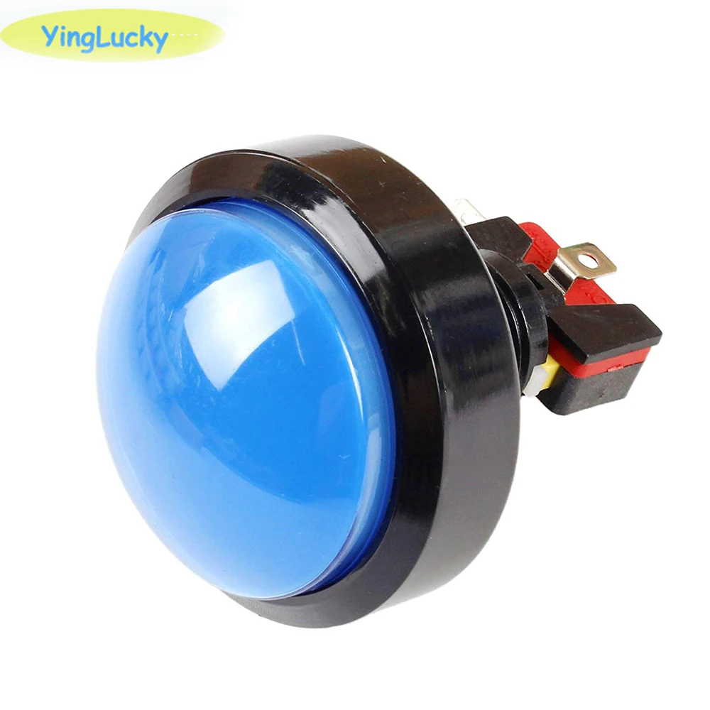 Yinglucky Botones Arcade LED 60 mm cupula grande microinterruptor 12V - imagen 4