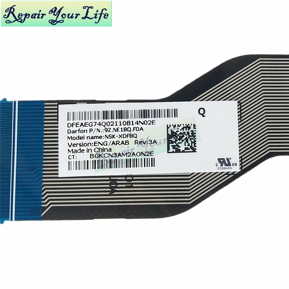 Teclado retroiluminado azerty francés árabe para HP ENVY X360 15M 15-BP BP000 15-BS 15-BW 15-CK 15-CB 250 G6 9z. Ne1bq. F0a NSK-XDFBQ - imagen 4