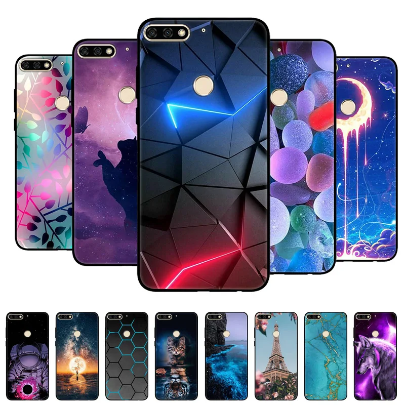 Funda para Huawei Honor 7C funda de teléfono de silicona suave para Huawei Honor 7C Aum-L41 fundas de TPU Honor 7A Pro 5,7 7S 7C Pro Coque