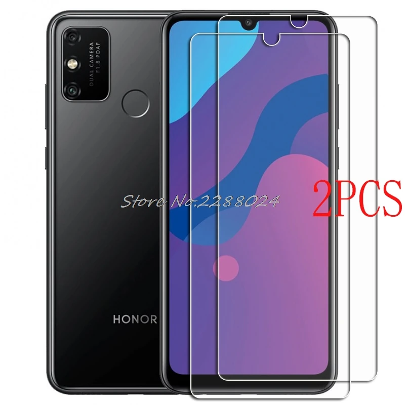 Protector de vidrio templado para Huawei Honor 9A, película protectora de pantalla de 6,3 pulgadas, MOA-LX9N, 2 uds.