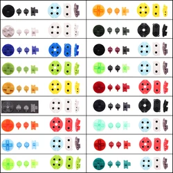 Juego de botones conductores de goma para GameBoy Classic, recambio de botones DiIY para GB DMG A B, 1 Juego