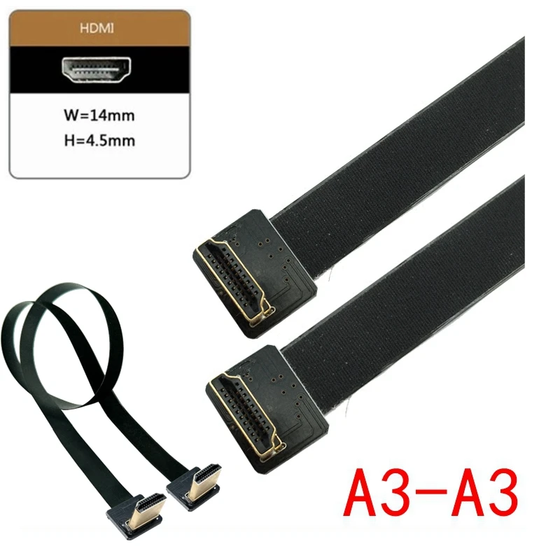 Nuevo HD-inclinación aérea compatible con banda FPV Flache HDTV kabelislav HD HDTV FPV multicóptero Luftaufnahmen