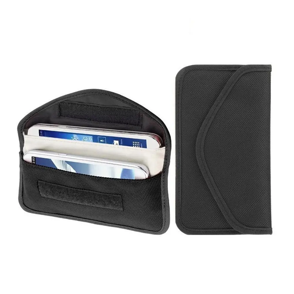 Bolsa de almacenamiento para teléfono móvil, bloqueador RFID, bloqueo de señal FOB, blindaje, funda tipo billetera para tarjeta de llave de coche - imagen 3