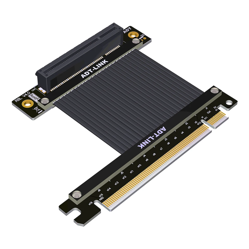 Cable de extensión PCIe con diseño de conexión plana