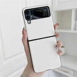 Samsung Galaxy Z Flip 4/3 - Funda Cuero Carcasa Antigolpes de Lujo