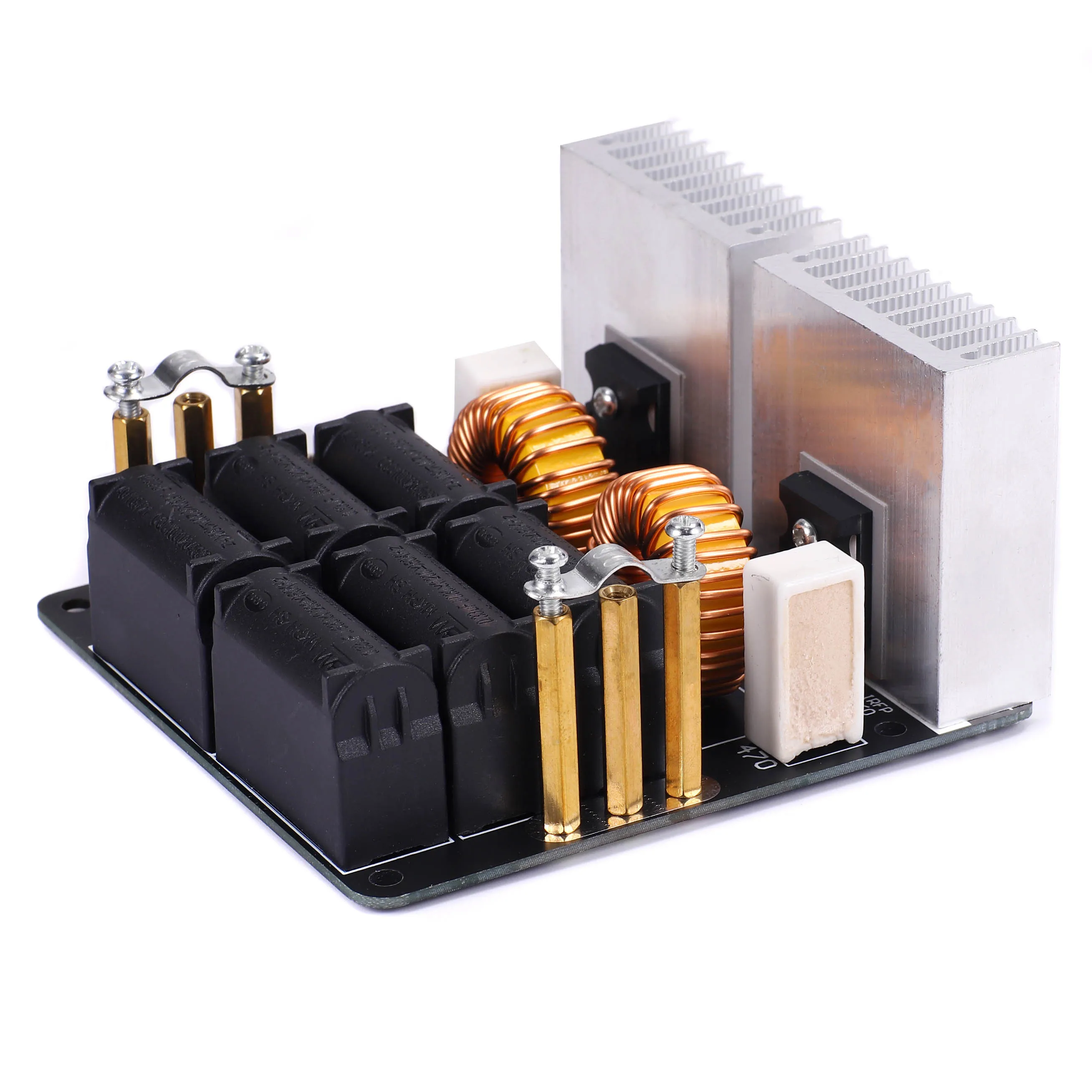 Placa de calefacción por inducción de bajo voltaje ZVS, 1000W, 20A, módulo de fuente de alimentación, calentador de controlador Flyback, bobina Tesla - imagen 3