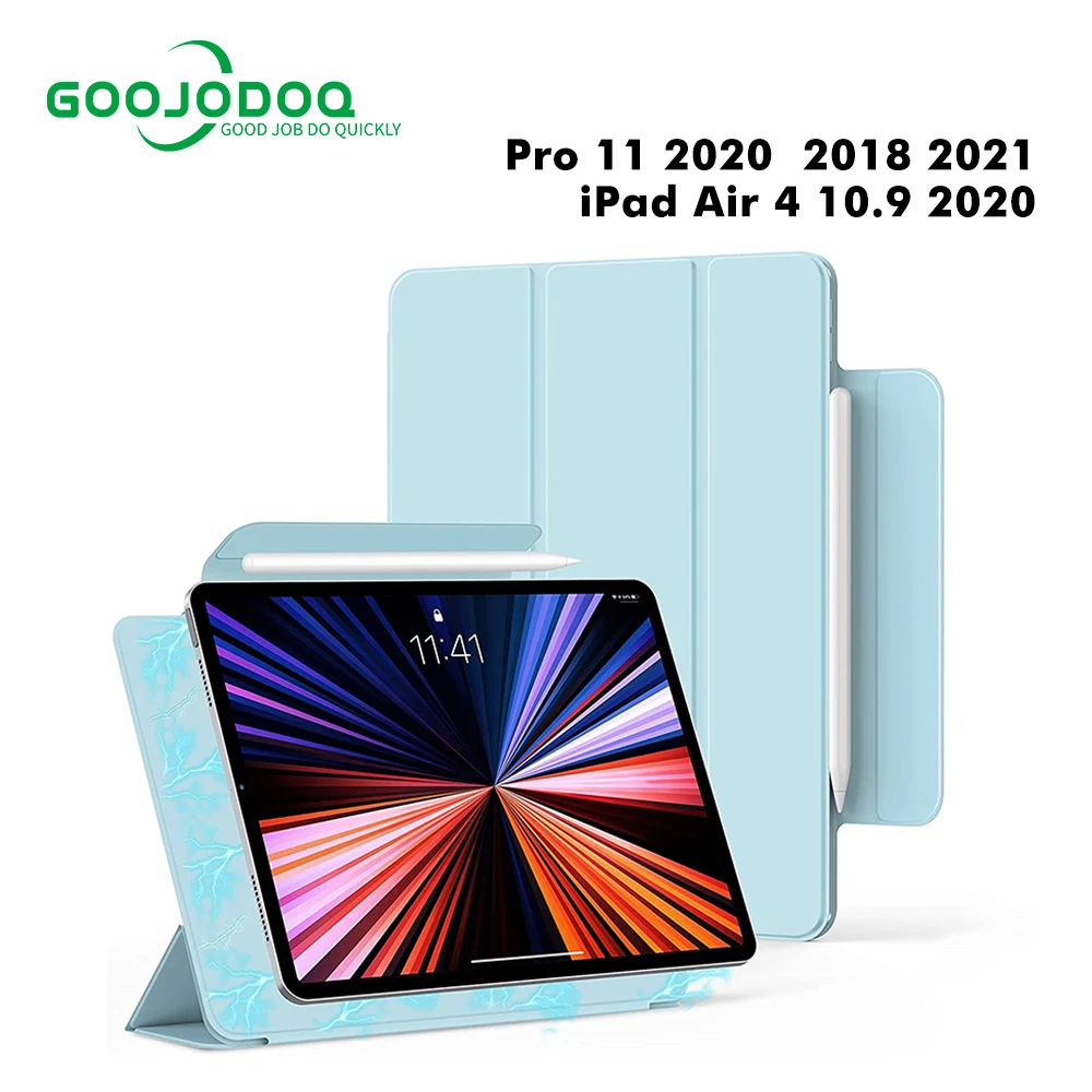 Funda magnética para iPad Air 4, Carcasa para iPad Pro 11, 2021, Mini 6, Air 2020 Pro 12,9, 12, 9, 2021, 10,9 - imagen 5