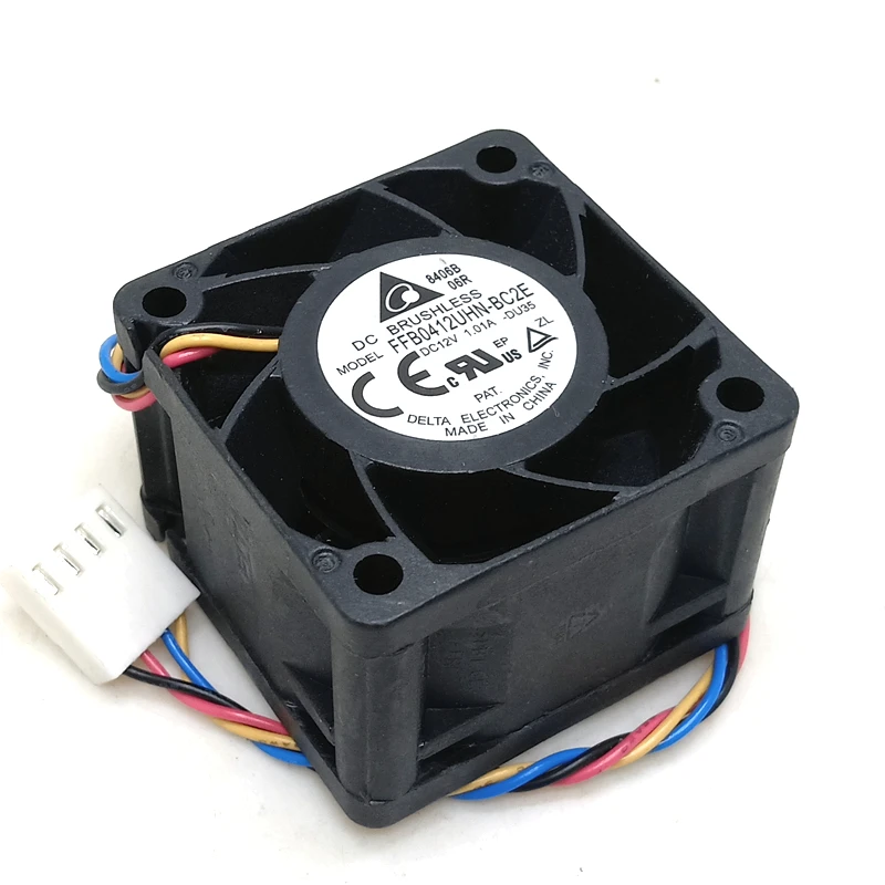 Ventilador Delta Servidor 12V 40mm 4Pin PWM Alta Potencia