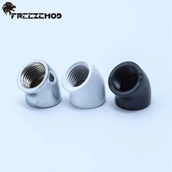 Freezemod Adaptador Angular Dual G1/4 45° Refrigeración Líquida PC