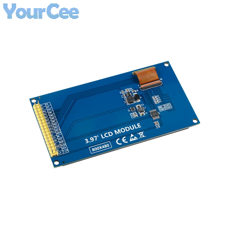 Módulo de pantalla de 3,97 ", pantalla TFT LCD de 3,97 pulgadas, vista completa, resistencia IPS táctil HD 800*480 C51 STM32 controlador NT3551 DIY para Arduino - imagen 4