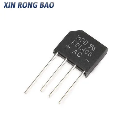 5 uds DIP4 KBL406 KBL410 KBL608 KBL610 2A-6A600V-1000V KBP206 KBP210 KBP307 KBP310 puente rectificador de diodo monofásico al por mayor - imagen 2