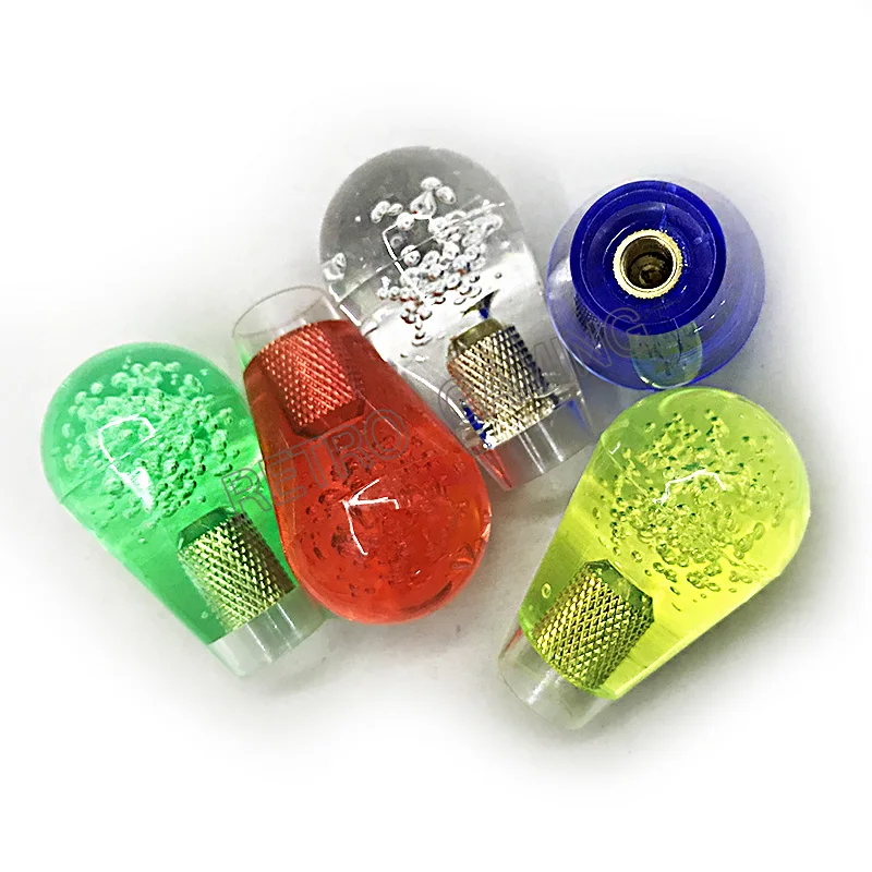 Cabeza de bola elíptica transparente, Joystick de Arcade, bola superior de 5x3cm, Topball de palo de estilo americano para Joystick Sanwa, 10 colores, 1 unidad - imagen 4