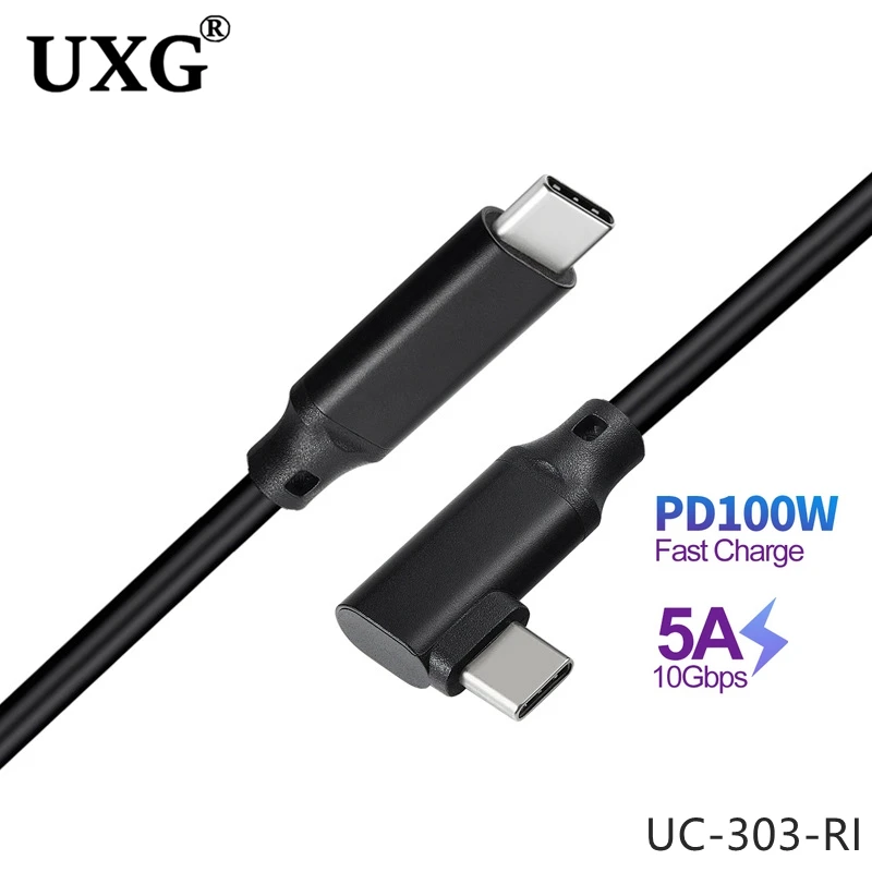 Línea de datos para auriculares Oculus Quest 2 Link USB 3,0 tipo C Cable de carga de datos transferencia tipo C a USB-A Cable accesorios VR 100cm - imagen 2