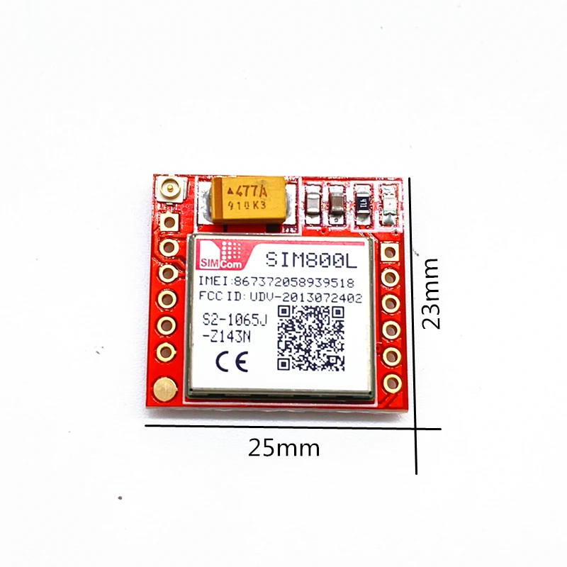 El módulo más pequeño SIM800L GPRS GSM, tarjeta MicroSIM, placa central, banda cuádruple, puerto serie TTL - imagen 4