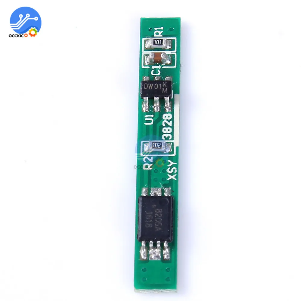 Placa de protección de carga de batería de litio Li-ion 18650 batería PCB bms 1S 3,7 V 2.5A placa Motor módulo de celda Lipo equilibrador de batería - imagen 3
