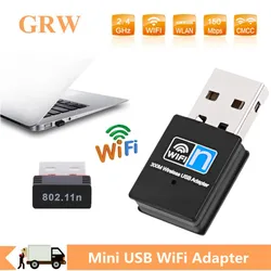 Adaptador WiFi USB 300Mbps – Receptor Inalámbrico 802.11n Windows