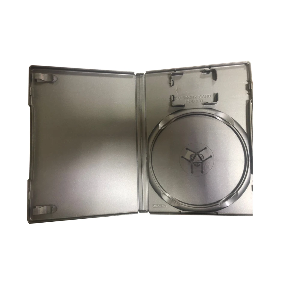 Caja de repuesto de protección para PS2, caja de almacenamiento para tarjeta de memoria de CD, caja protectora plateada y negra, 25 uds. - imagen 2