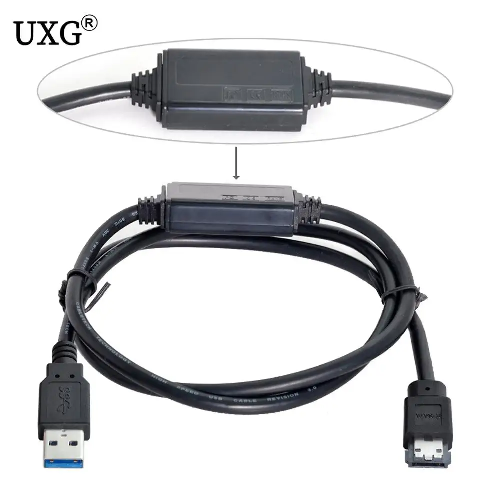 Adaptador USB 3,0 para alimentación sobre eSATA DC5V, convertidor eSATAp a HDD/SSD/ODD