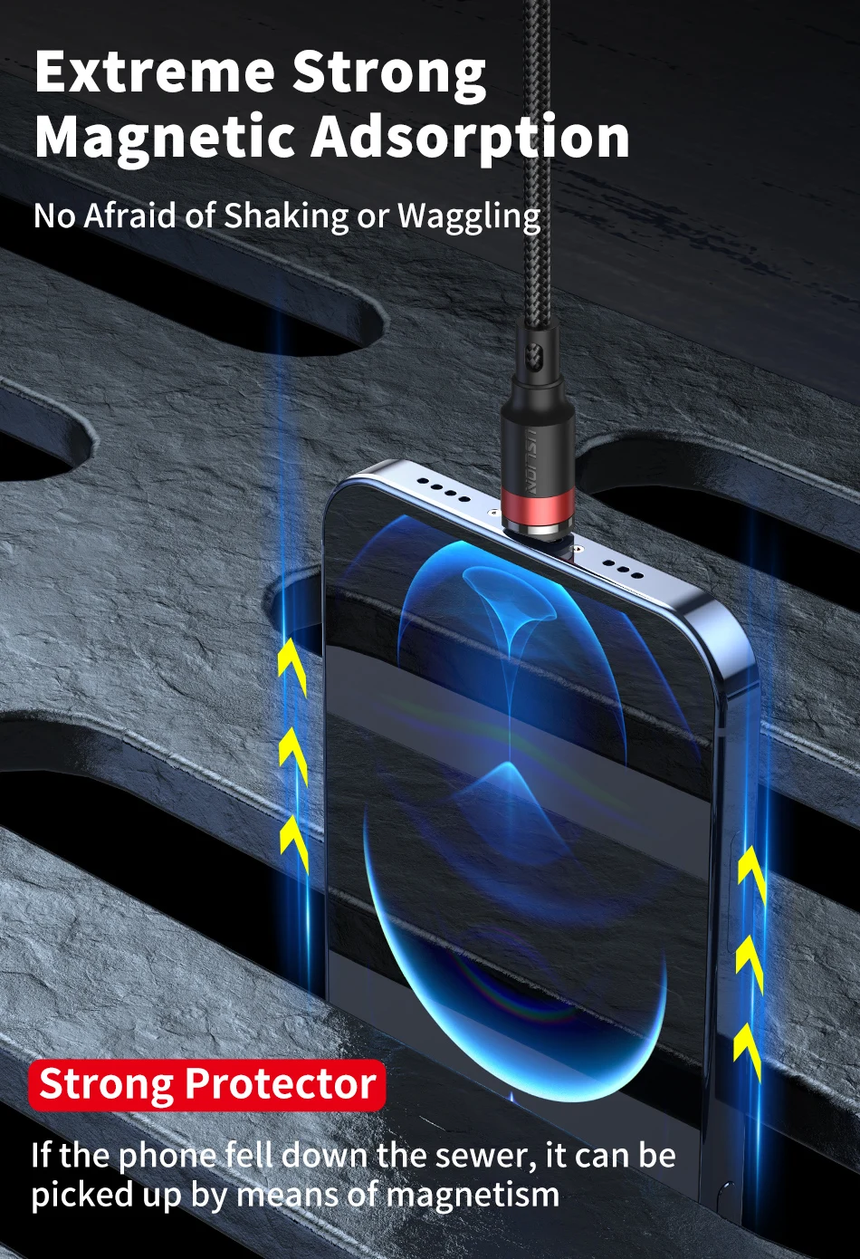 Cable USB Magnético - Rendimiento de carga 3A