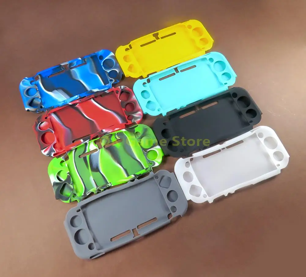 Funda protectora de silicona de camuflaje para Nintendo Switch Lite, controlador de consola de juegos, accesorios de carcasa blanda, 2 uds. - imagen 2