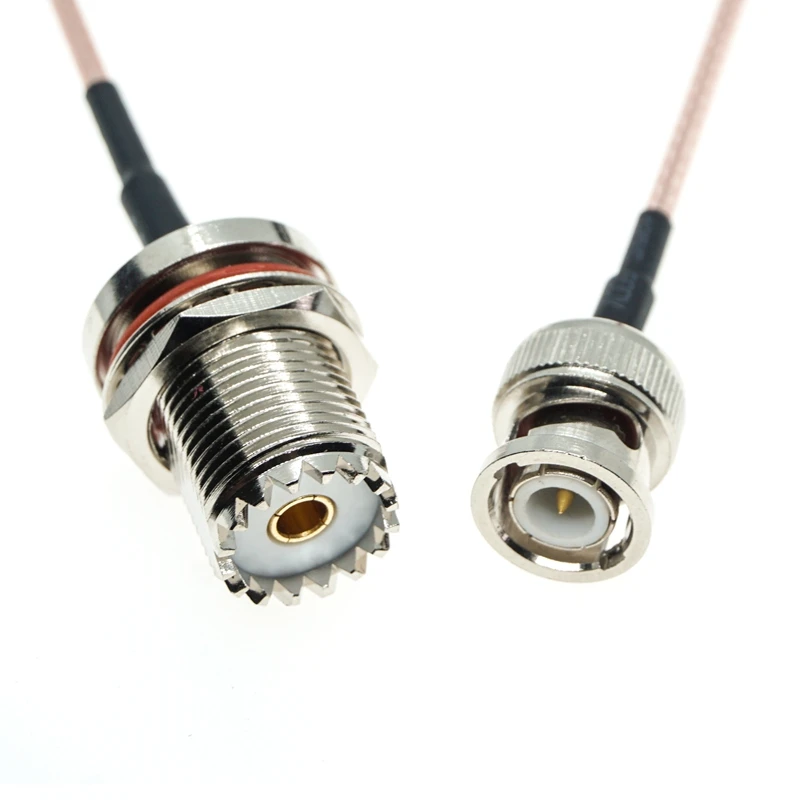 Conector RF SO-259 a BNC macho para RG316 coaxial - imagen 4