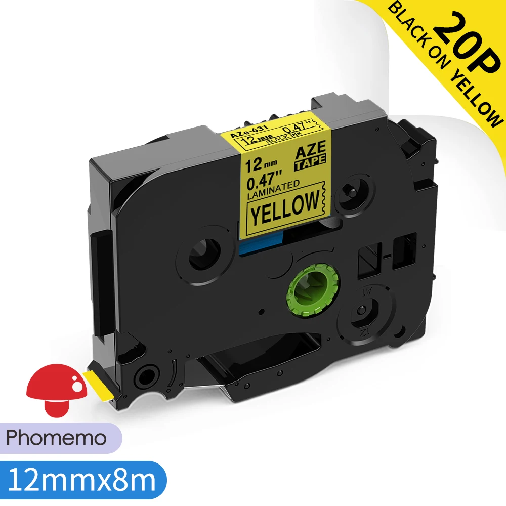 20PK Black on Yellow