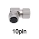Angle 10PIN plug