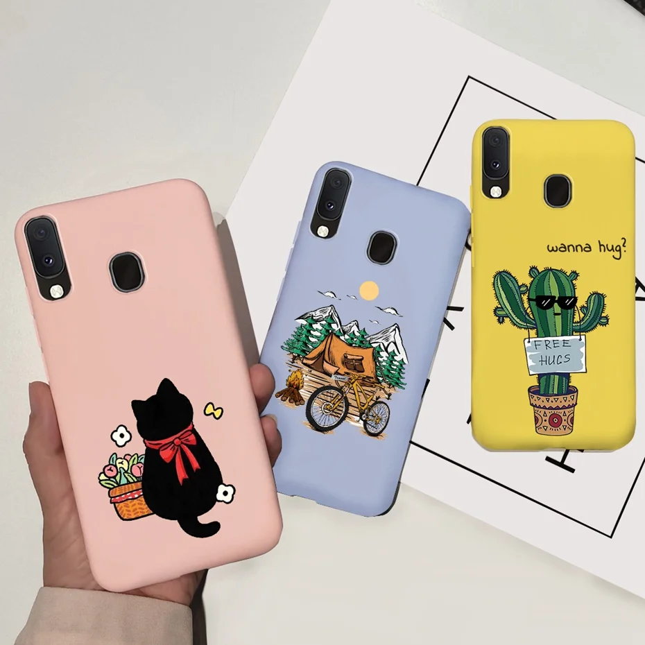 Funda para Samsung Galaxy A20E, A20, A20S, carcasa protectora de teléfono, fundas traseras de TPU suave de silicona para Samsung A20 20E A 20S - imagen 3